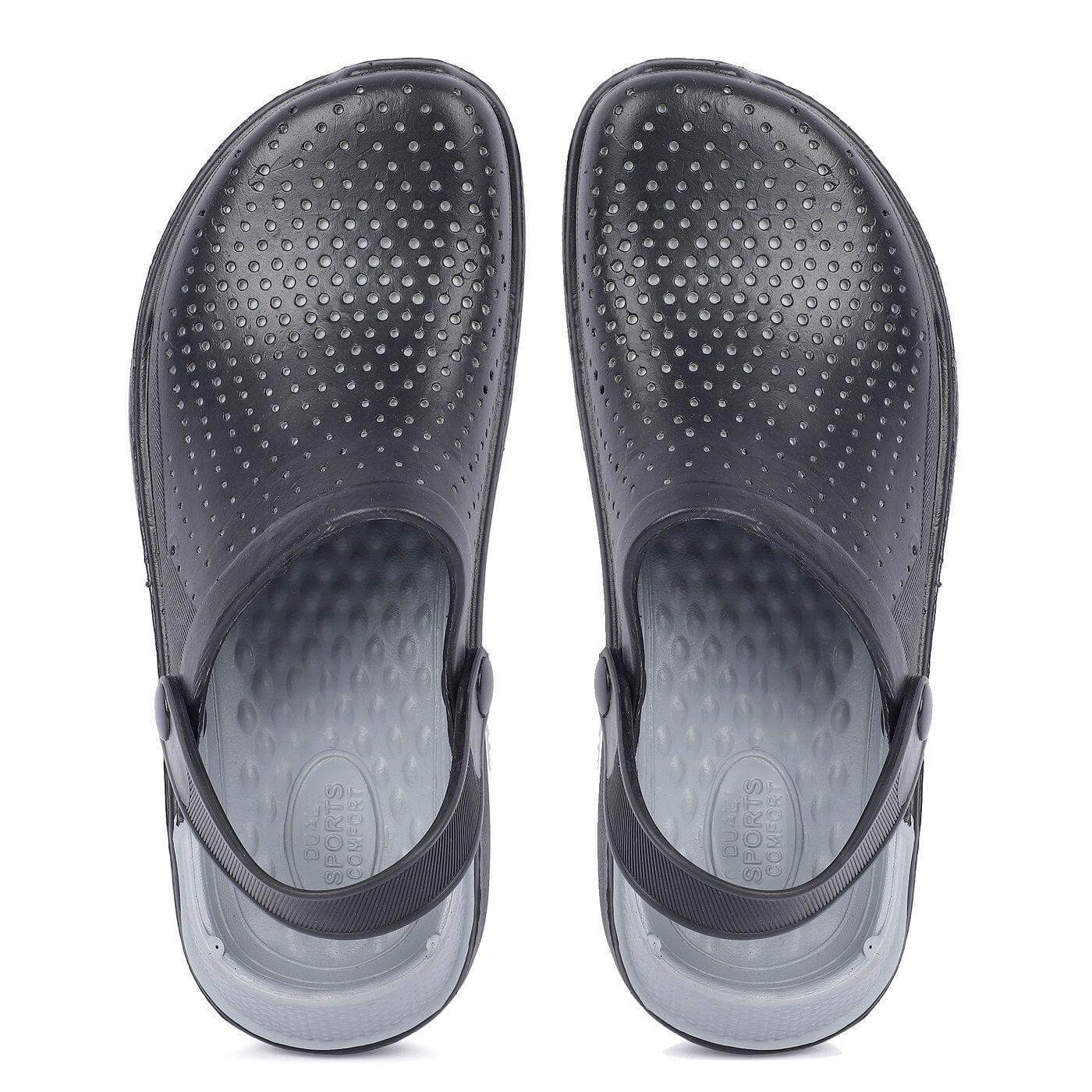 Richale New Latest Plain Black Clogs For Mens- Brand Kiosk Store