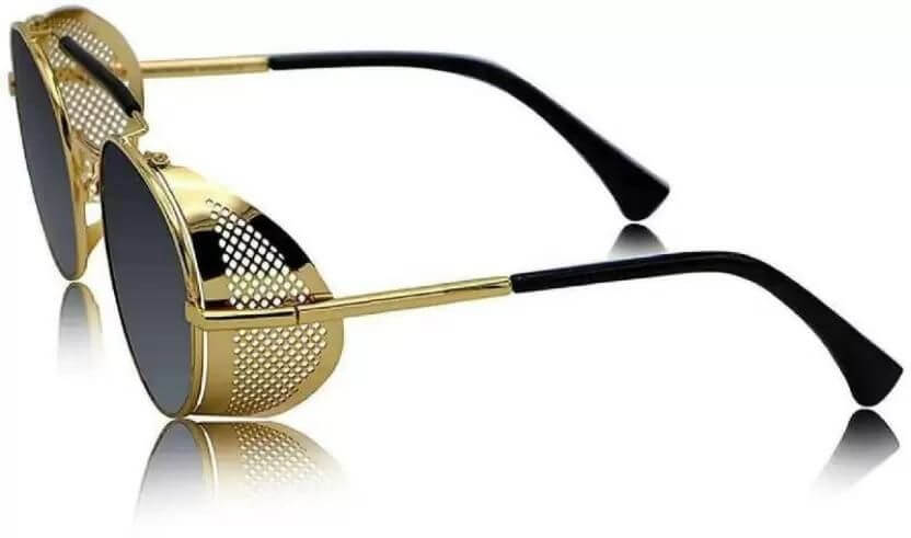 9FIVE Royals Black & 24K Gold - Flash Diamond Sunglasses – 9FIVE Eyewear