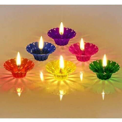 Set of 12 and set of 24 3D Reflection Diya- Brand Kiosk Store