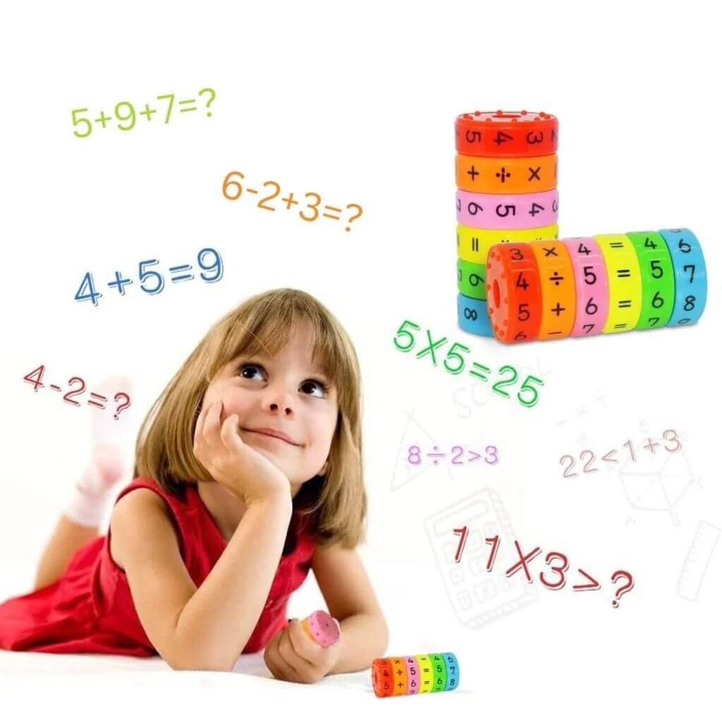 Math Wheel For Kids Education(Pack Of 1 )( 6 pieces)- Brand Kiosk Store