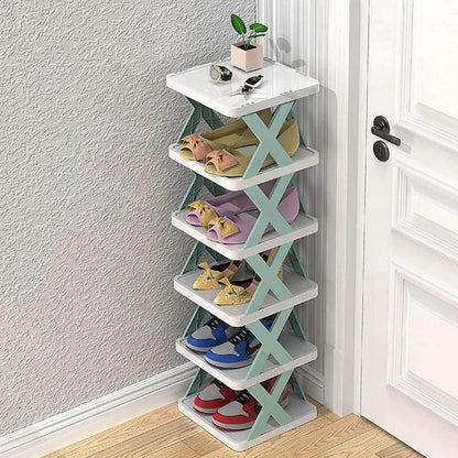 Smart Foldable Shoes Shelf 5 Tier Shoe Rack- Brand Kiosk Store