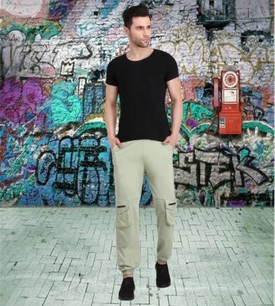 Pure Cotton Slim Fit Mens Jogger- Brand Kiosk Store