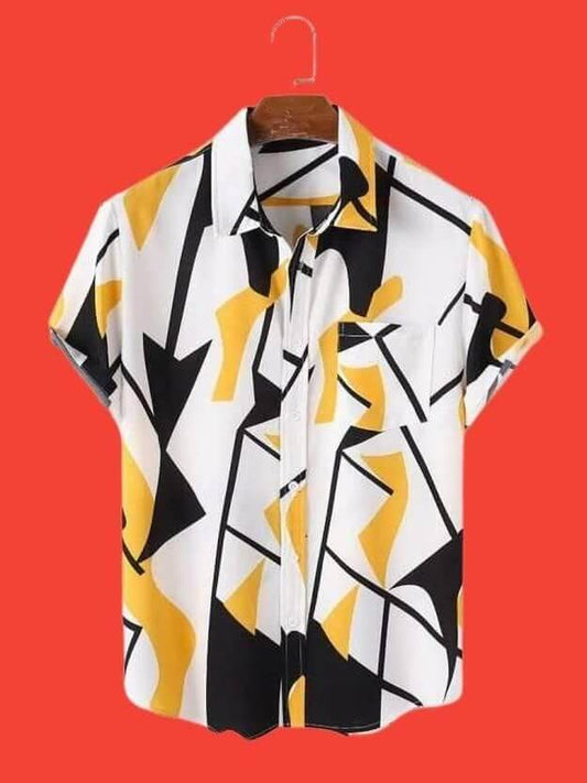 Men Regular Fit Printed Casual Shirt- Brand Kiosk Store