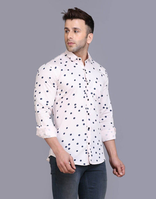 Men's Printed Cotton Blend Shirts- Brand Kiosk Store