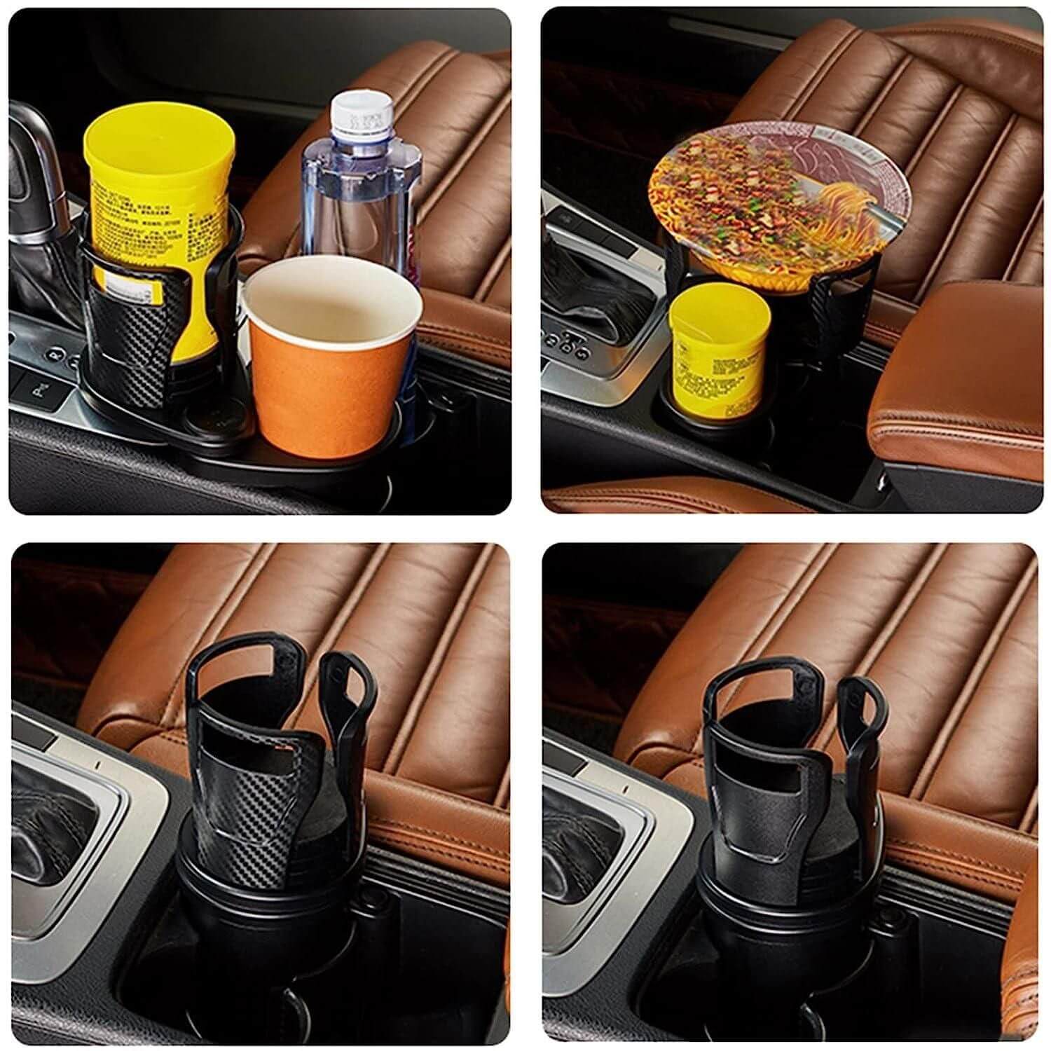 2 in 1 Multifunctional Car Drink Cup Holder Organizer- Brand Kiosk Store