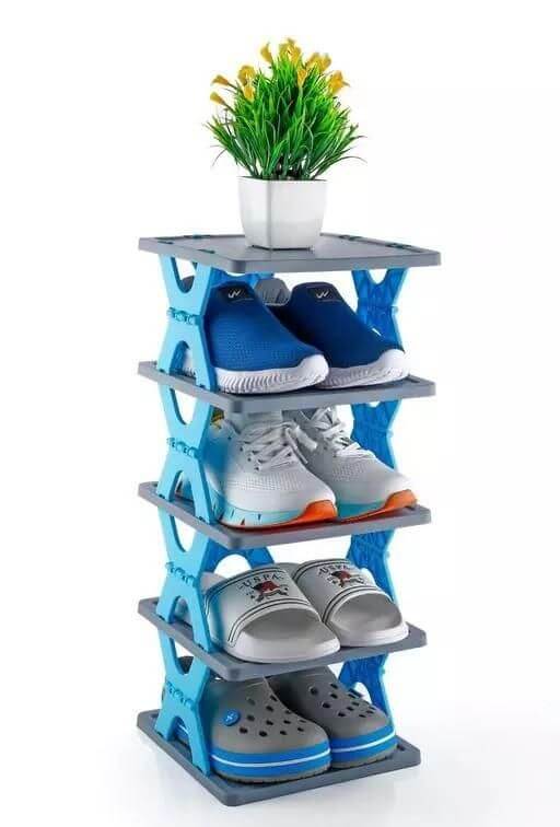 Smart Foldable Shoes Tier Shoe Rack 4 Layer- Brand Kiosk Store