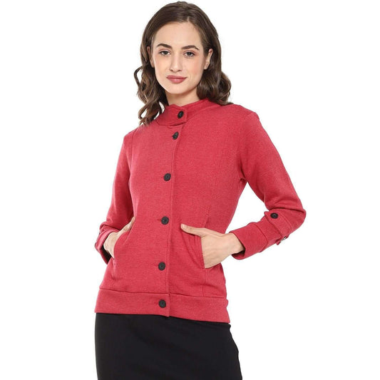 Campus Sutra Women Solid Stylish Casual Jacket- Brand Kiosk Store