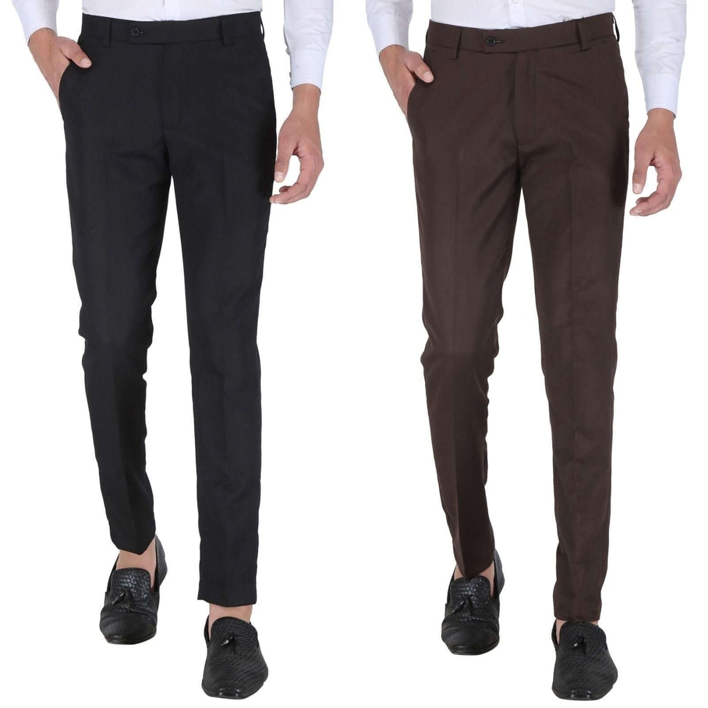 Men's Formal Trouser (Pack of 2)- Brand Kiosk Store