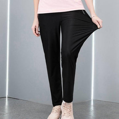 Women's Solid Lycra 4 Way Track Pant- Brand Kiosk Store